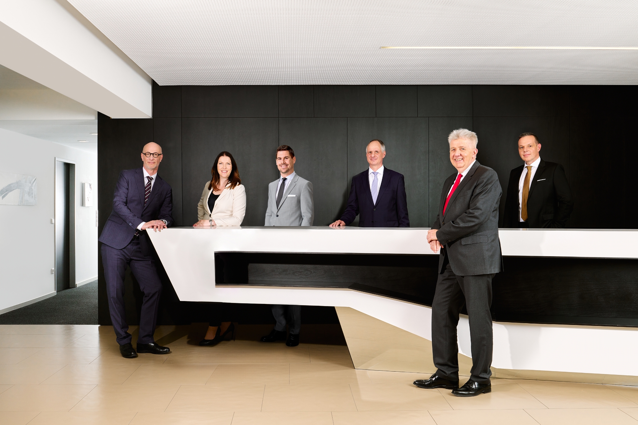 Das Team von Beck + Partner in der Kanzlei