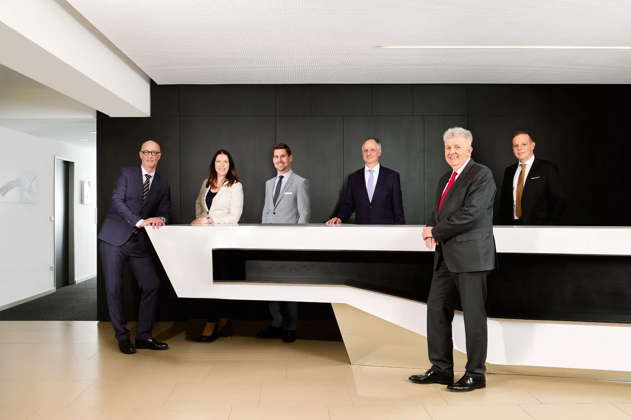 Das Team von Beck + Partner in der Kanzlei